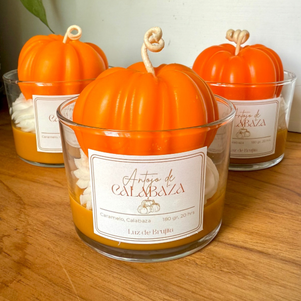 Vela de Calabaza Caramelizada